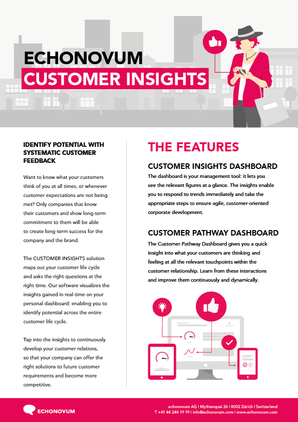 Preview image for download of Factsheet **Customer Insights**